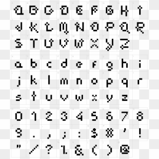 Font Characters - Midelt, HD Png Download