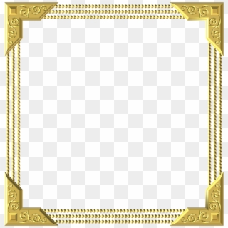 Frame Royal Gold Square Embellishment, HD Png Download