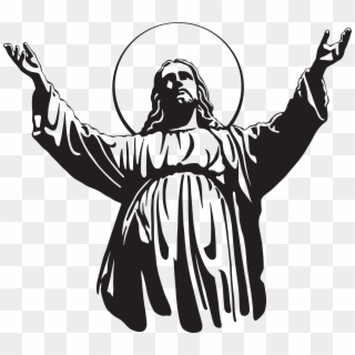 6000 X 5367 14 - Jesus Christ Silhouette, HD Png Download