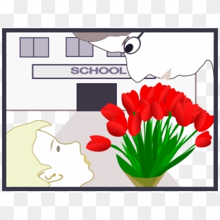 Bouquet Child Flower - Teacher, HD Png Download