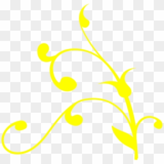 Thing Clip Art At Clker Com Online - Yellow Swirl Designs Png, Transparent Png
