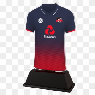 Cricket Custom Colour Shirt Acrylic Trophy - Active Shirt, HD Png Download