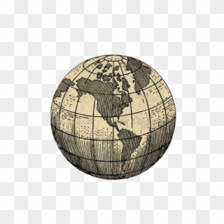 Earth Globe Map World Tattoo Free Download Png Hd Clipart - Planet Earth Tattoo Ideas, Transparent Png