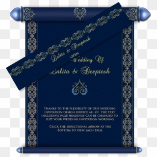 Vector Download Collection Of Free Transparent Scroll - Kalyana Invitation Card Design, HD Png Download
