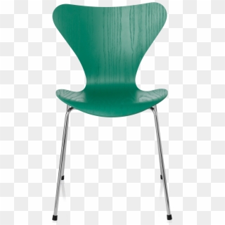 Series 7 Chair Arne Jacobsen Huzun Green Coloured Ash - Series 7 Fritz Hansen Color, HD Png Download