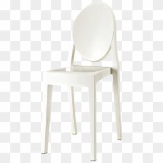 Black Ghost Chair Armless White Ghost Chair Armless - Chair, HD Png Download