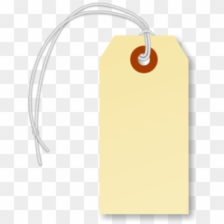 Blank Manila Tag With Elastic - Illustration, HD Png Download
