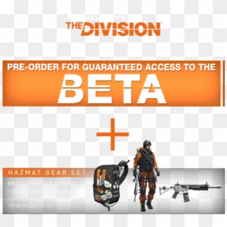 'tom Clancy's The Division' Beta Size News - Division, HD Png Download