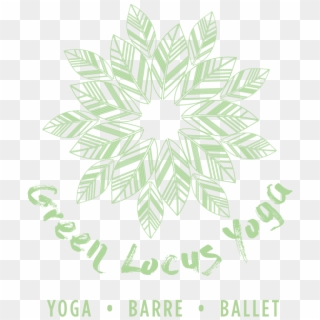 Green Locus Yoga - Leaves Mandala Vector, HD Png Download