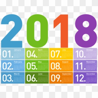 Calendar 2018 Png High Resolution, Transparent Png