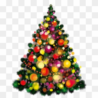 Christmas Tree Vector - Happy Christmas Day Png, Transparent Png