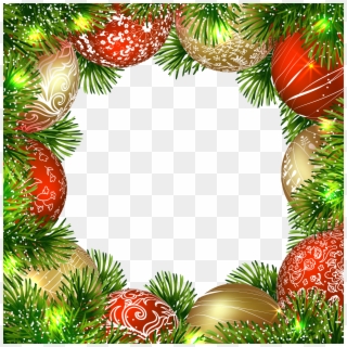 Transparent Christmas Frame With, HD Png Download