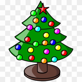 Open - Christmas Tree Clipart, HD Png Download
