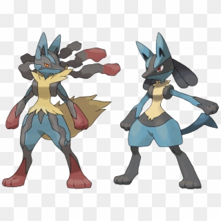 View Lucario Without Spikes , - Mega Evolution Pokemon Lucario, HD Png Download