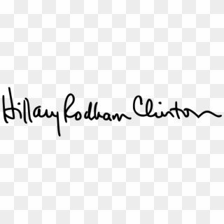 Hillary Rodham Clinton Signature, HD Png Download