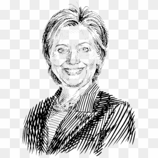 Hillary Clinton 201610004 - Sketch, HD Png Download