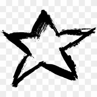Free Download - Black And White Png Stars, Transparent Png