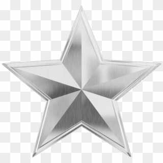 Silver Star - Silver Star Png, Transparent Png