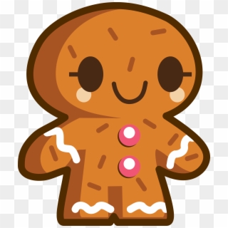 Open - Cute Gingerbread Man Drawing, HD Png Download