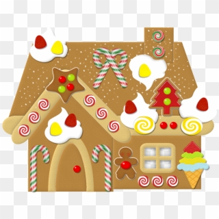 Image Library Clipart Of Gingerbread Men - Ginger Bread House Clip Art, HD Png Download
