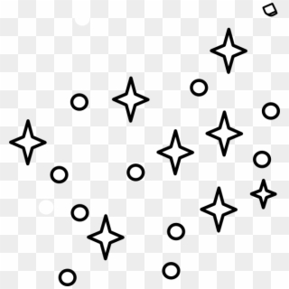 Black Stars Png - Stars Clipart Black And White, Transparent Png