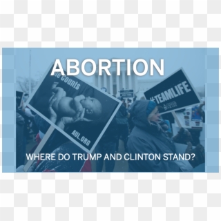 Where Do Donald Trump And Hillary Clinton Stand - Banner, HD Png Download