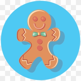 Medium Image - Gingerbread Man Icon, HD Png Download