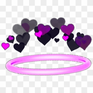Memezasf Halo Crown Hearts Heart Crown Snap Hat Png - Emoji, Transparent Png