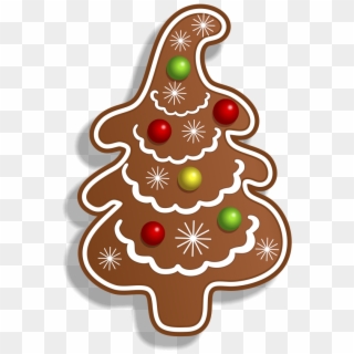Tubes Noel / Cannes, Pains D'épices, Bonbons - Gingerbread Cookies Christmas Tree Clipart, HD Png Download