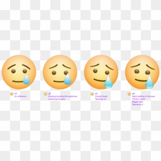 Moving Through Some Variations Of The Happy-crying - Happy Tear Emoji, HD Png Download