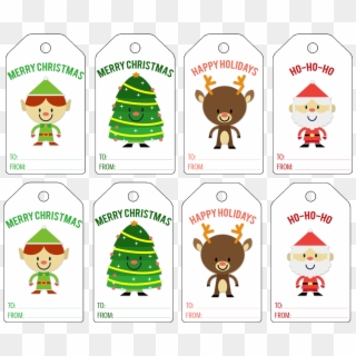 Making Holiday Shopping Easier At Staples With A Free - Cartoon Christmas Tags, HD Png Download