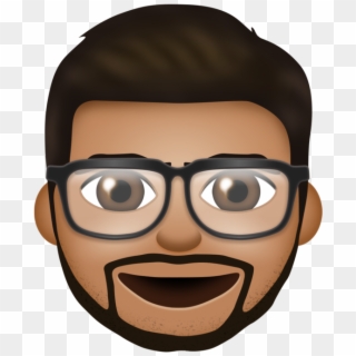 Emoji With Beard And Glasses, HD Png Download