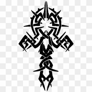 Thorns Clipart Tribal - Ankh Tattoo Png, Transparent Png