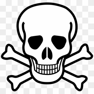File And Crossbones Svg Wikimedia Commons Open - Skull And Crossbones Png, Transparent Png