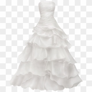 28 Collection Of Ball Gown Clipart - Wedding Gown Png, Transparent Png