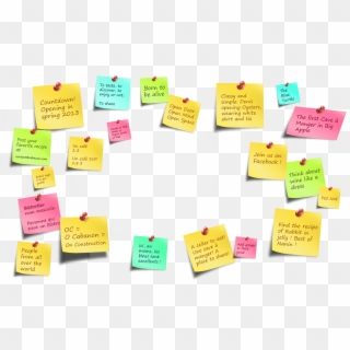 Post-its - Paper, HD Png Download
