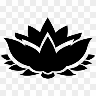 This Free Icons Png Design Of Lotus Flower Silhouette, Transparent Png