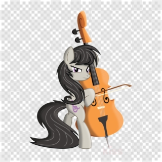 My Little Pony Violin Clipart Pony Violin Bow - Cartoon Baby With Mother, HD Png Download