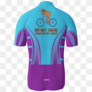 Team Sloth Custom Cycling Jersey - Sloth Cycling Team Jersey, HD Png Download