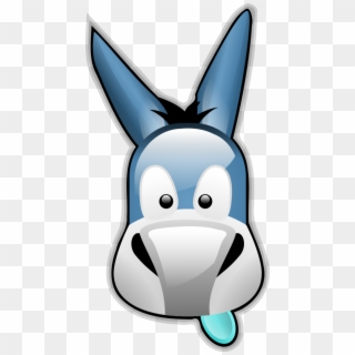 Angry Face King Tongue Crown - Donkey Face Cartoon Logo, HD Png Download