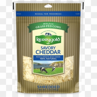 Savory Shredded Cheddar Cheese - Kerrygold Cheddar, HD Png Download
