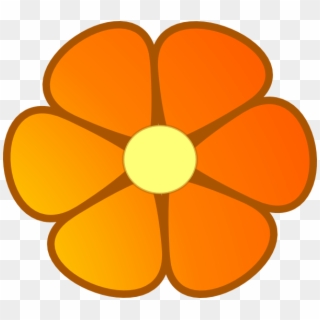 Orange Blossom Note Services Clip Art - Flowers Clip Art Orange, HD Png Download