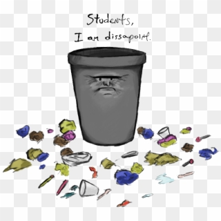 Aim For The Trash Can, Not The Floor - Trash On The Floor, HD Png Download