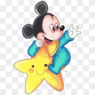 Baby Mickey Png - Baby Mickey Star, Transparent Png