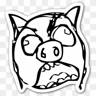 Memes Piggy Rageface Sticker Funny Roblox T Shirts Free Hd Png