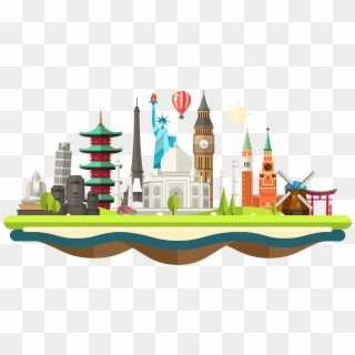 Where In The World Is Buzzreads - World Travel Clipart Png, Transparent Png