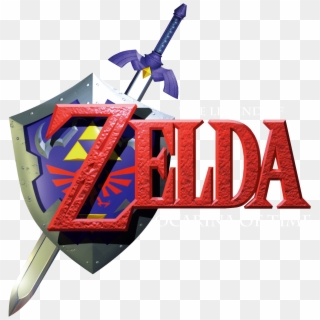 Legend Of Zelda Ocarina Of Time - Zelda Ocarina Of Time Logo, HD Png Download