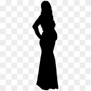 Vector Library Download Clipart Of Pregnant Woman Silhouette - Silhouette, HD Png Download