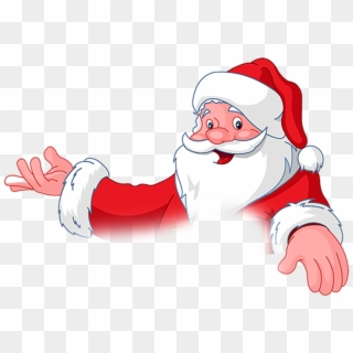 Christmas Beard Cutout Free Hd Clips - Happy New Year Santa Png, Transparent Png