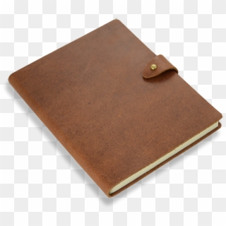 Rustic Leather Lined Notebook - Wood, HD Png Download